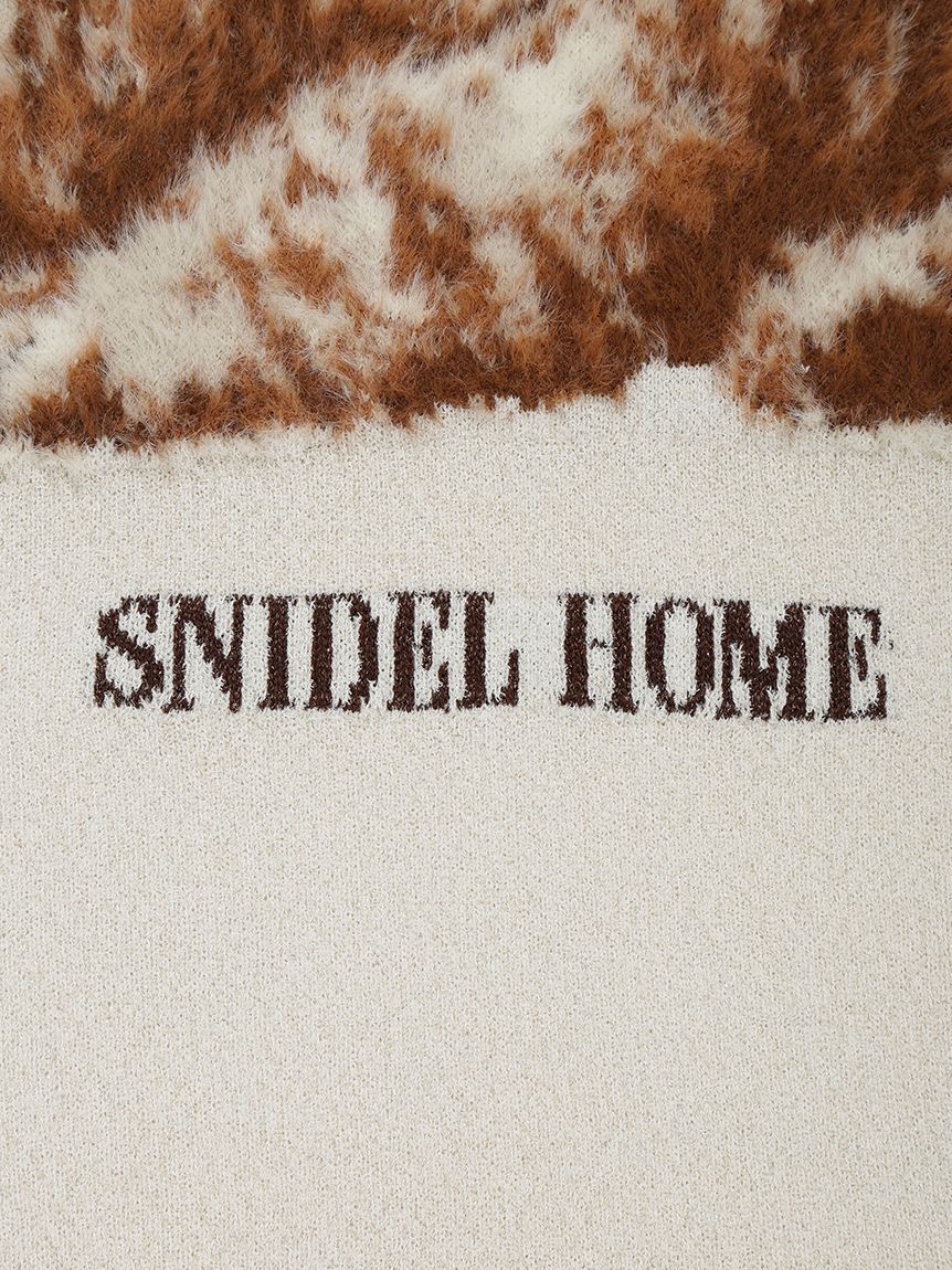 SNIDEL HOME「DOGラメジャガードブランケット」|ブランケット|