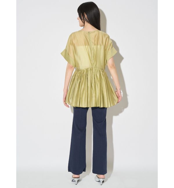 ELENDEEK「ROLL UP PEPLUM BL」|シャツ・ブラウス|