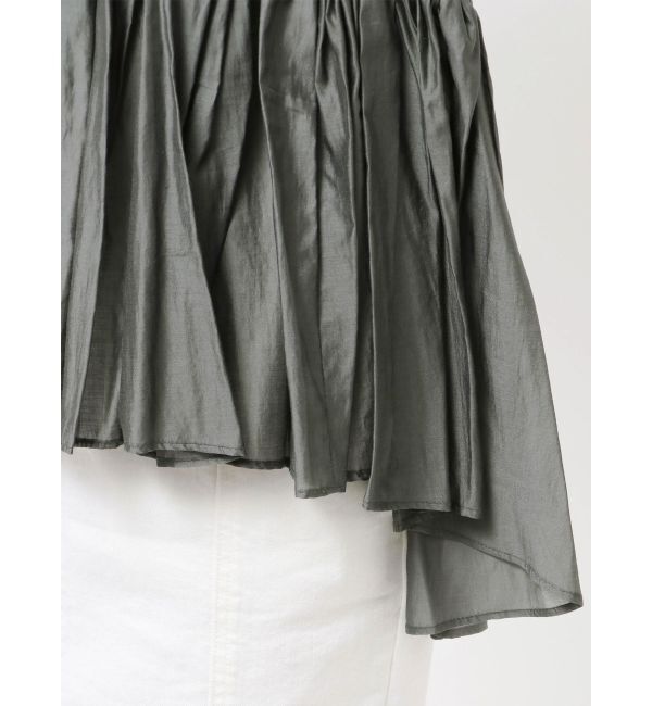 ELENDEEK「ROLL UP PEPLUM BL」|シャツ・ブラウス|