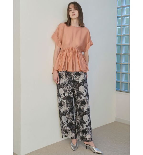 ELENDEEK「ROLL UP PEPLUM BL」|シャツ・ブラウス|