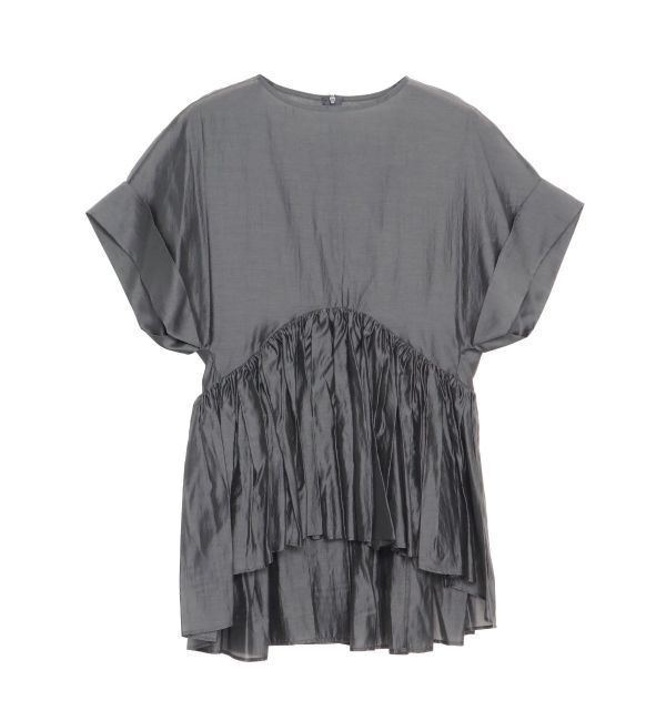 ELENDEEK「ROLL UP PEPLUM BL」|シャツ・ブラウス|