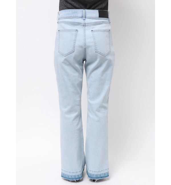 ELENDEEK「SEMI FLARE ROUGH DENIM WIDE PT」|デニム|