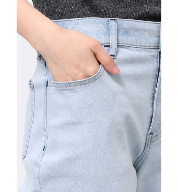ELENDEEK「SEMI FLARE ROUGH DENIM WIDE PT」|デニム|