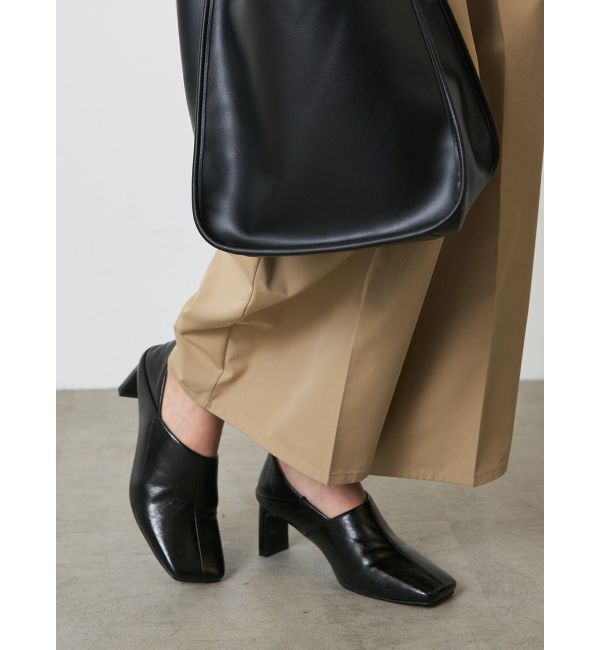 ELENDEEK「2WAY BOOTIE」|ショートブーツ|ブラック