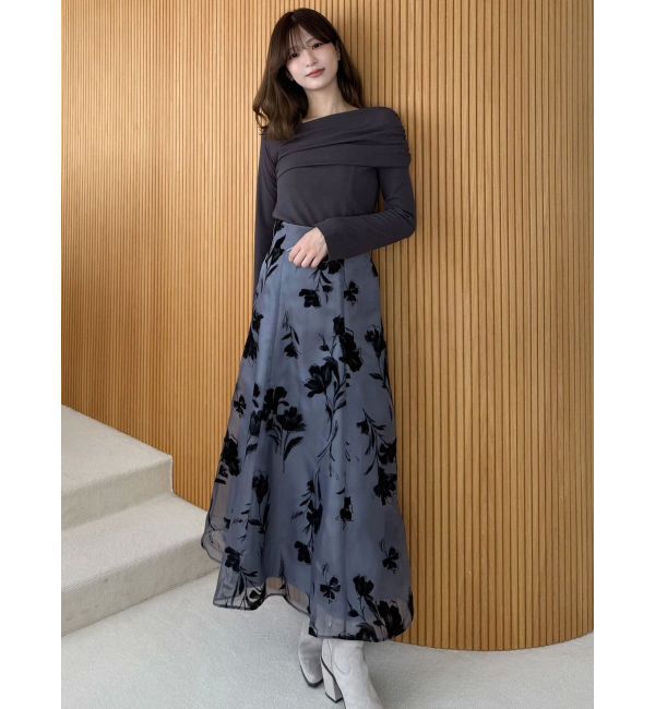 MERCURYDUO「アシメオフショルカットトップス」|Tシャツ・カットソー|