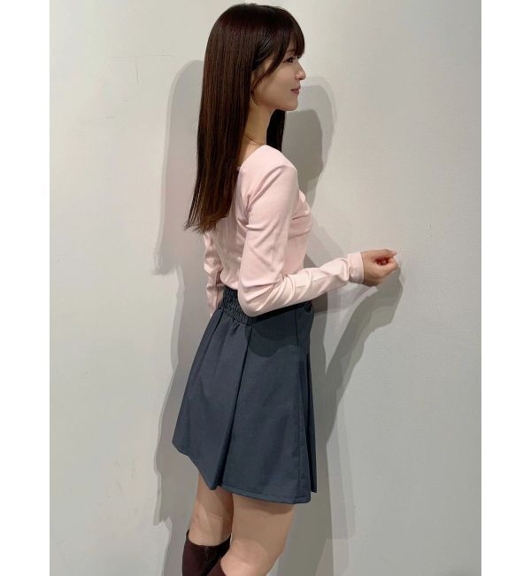 MERCURYDUO「テレコ長袖トップス」|Tシャツ・カットソー|