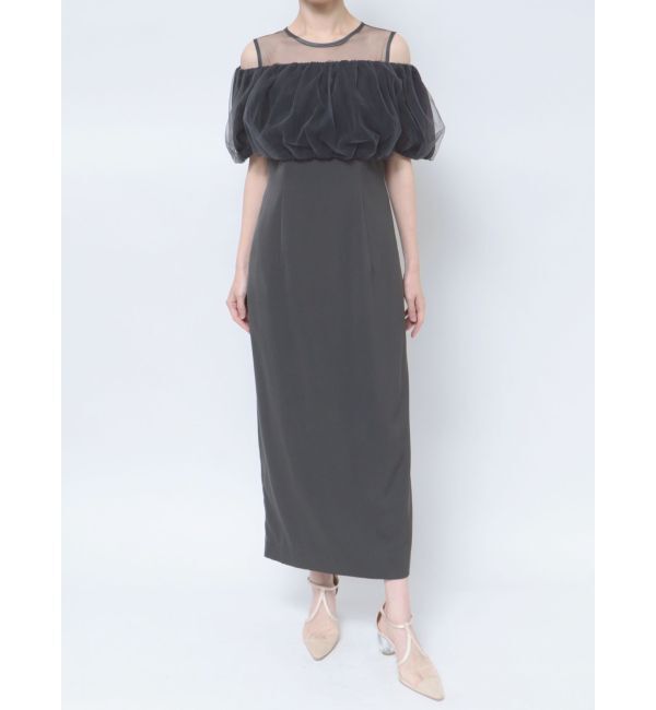 LAGUNAMOON「LADYシアーボレロレイヤードワンピース」|ドレス|