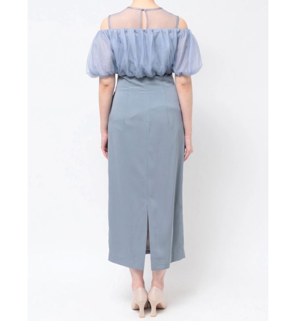LAGUNAMOON「LADYシアーボレロレイヤードワンピース」|ドレス|