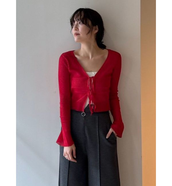 LAGUNAMOON「ZIPスウェットワイドフレアパンツ」|その他|