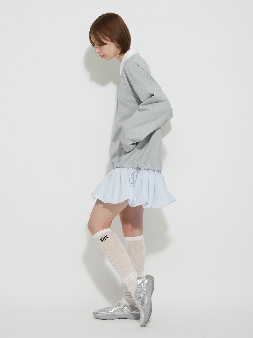 FURFUR「【WEB限定カラー】ドッキングラガースウェットワンピース」|ワンピース|