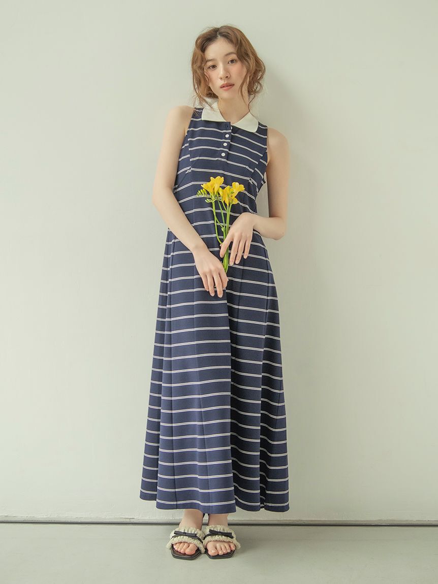 LILY BROWN「【限定カラー】アメスリポロワンピース」|ワンピース|
