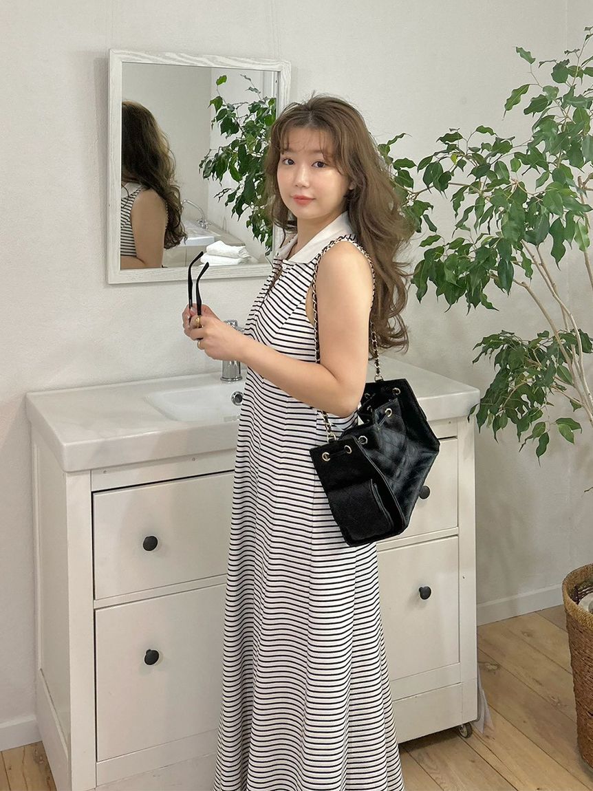 LILY BROWN「【限定カラー】アメスリポロワンピース」|ワンピース|