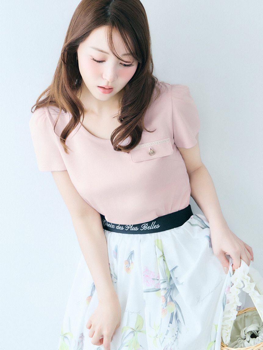 CELFORD「【洗える】フラップポケットカットソー」|Tシャツ・カットソー|