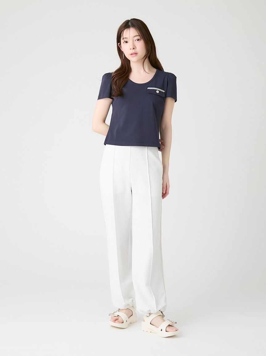 CELFORD「【洗える】フラップポケットカットソー」|Tシャツ・カットソー|