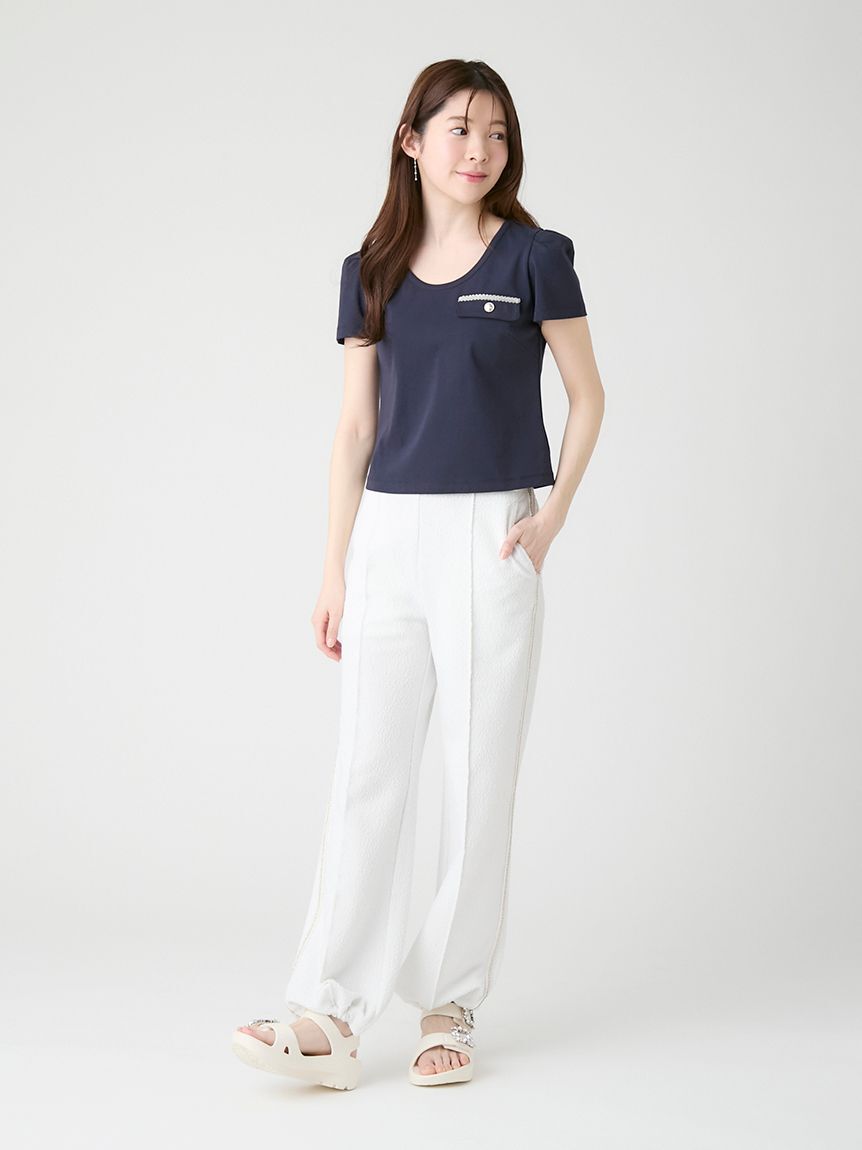 CELFORD「【洗える】フラップポケットカットソー」|Tシャツ・カットソー|