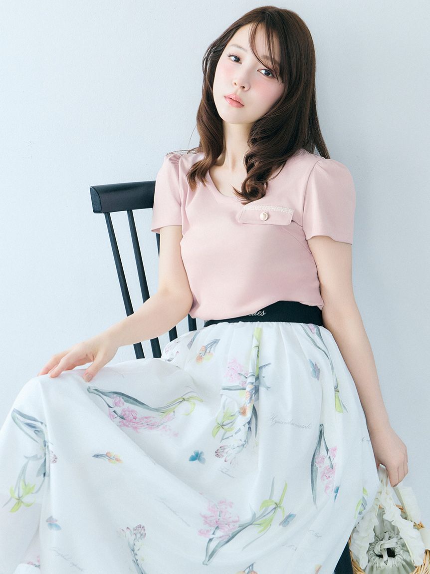CELFORD「【洗える】フラップポケットカットソー」|Tシャツ・カットソー|LPNK