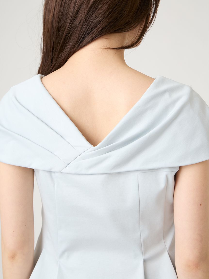 CELFORD「【洗える】【接触冷感】リボンモチーフカットソー」|Tシャツ・カットソー|