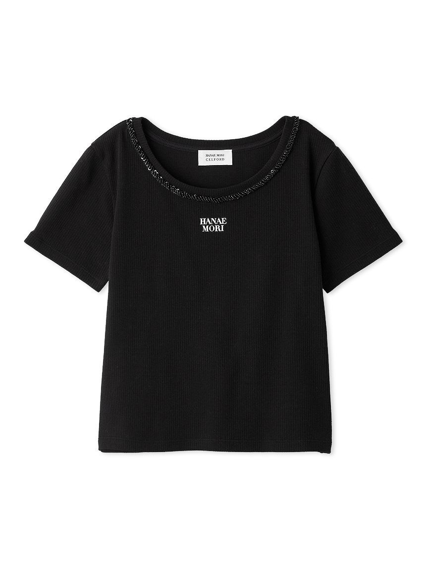 CELFORD「【洗える】【HANAE MORI&times;CELFORDコラボ】ロゴカットトップス」|Tシャツ・カットソー|