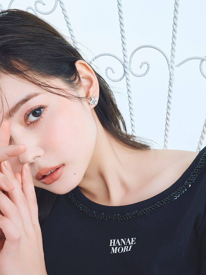 CELFORD「【洗える】【HANAE MORI&times;CELFORDコラボ】ロゴカットトップス」|Tシャツ・カットソー|