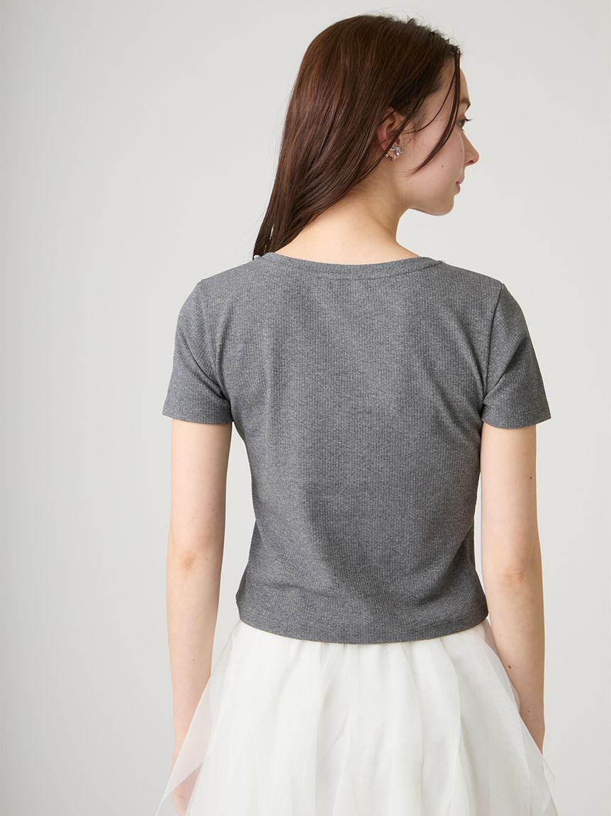 CELFORD「【洗える】【HANAE MORI&times;CELFORDコラボ】ロゴカットトップス」|Tシャツ・カットソー|