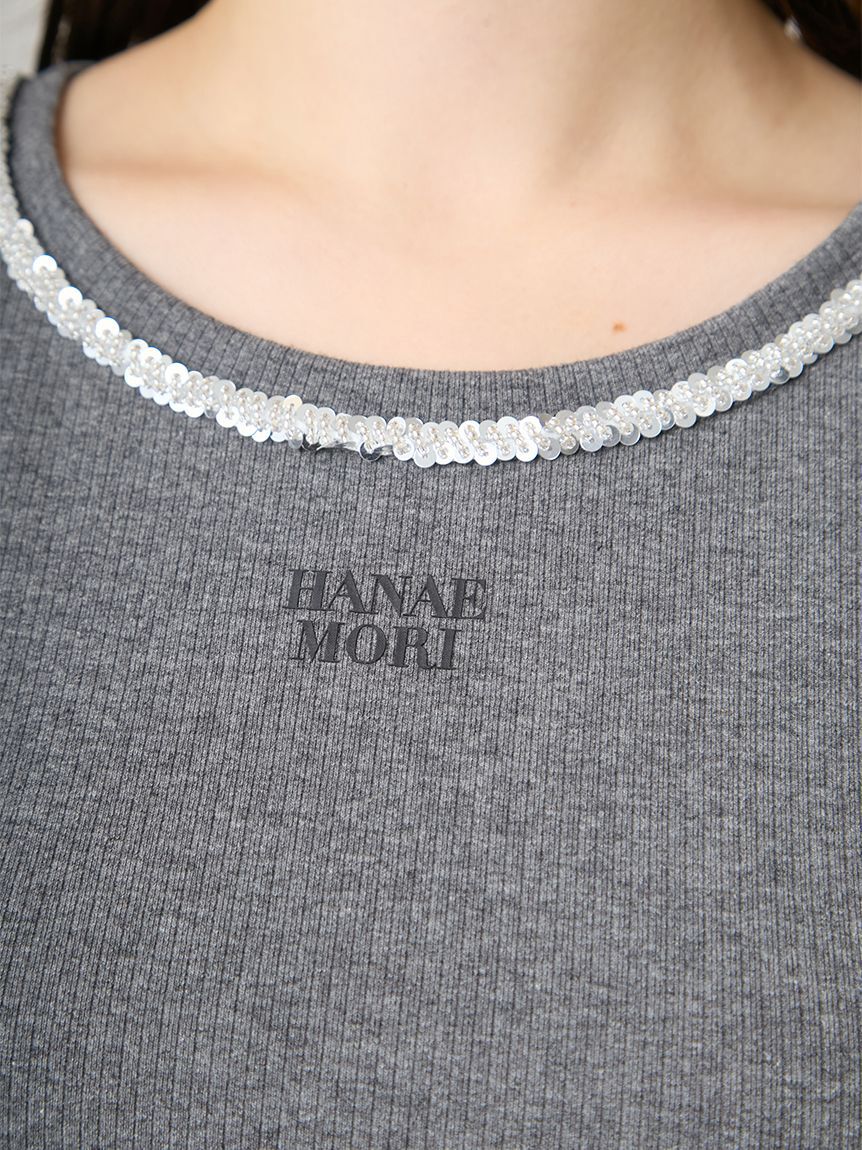 CELFORD「【洗える】【HANAE MORI&times;CELFORDコラボ】ロゴカットトップス」|Tシャツ・カットソー|
