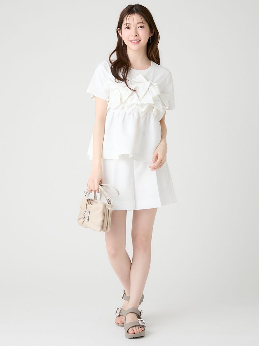 CELFORD「【HANAE MORI&times;CELFORDコラボ】バタフライリボンチュニック」|Tシャツ・カットソー|