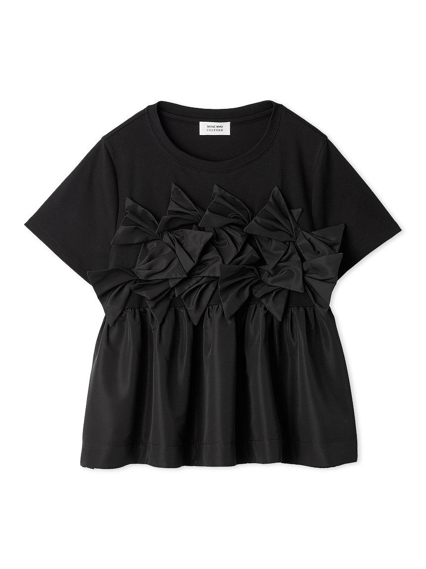 CELFORD「【HANAE MORI&times;CELFORDコラボ】バタフライリボンチュニック」|Tシャツ・カットソー|