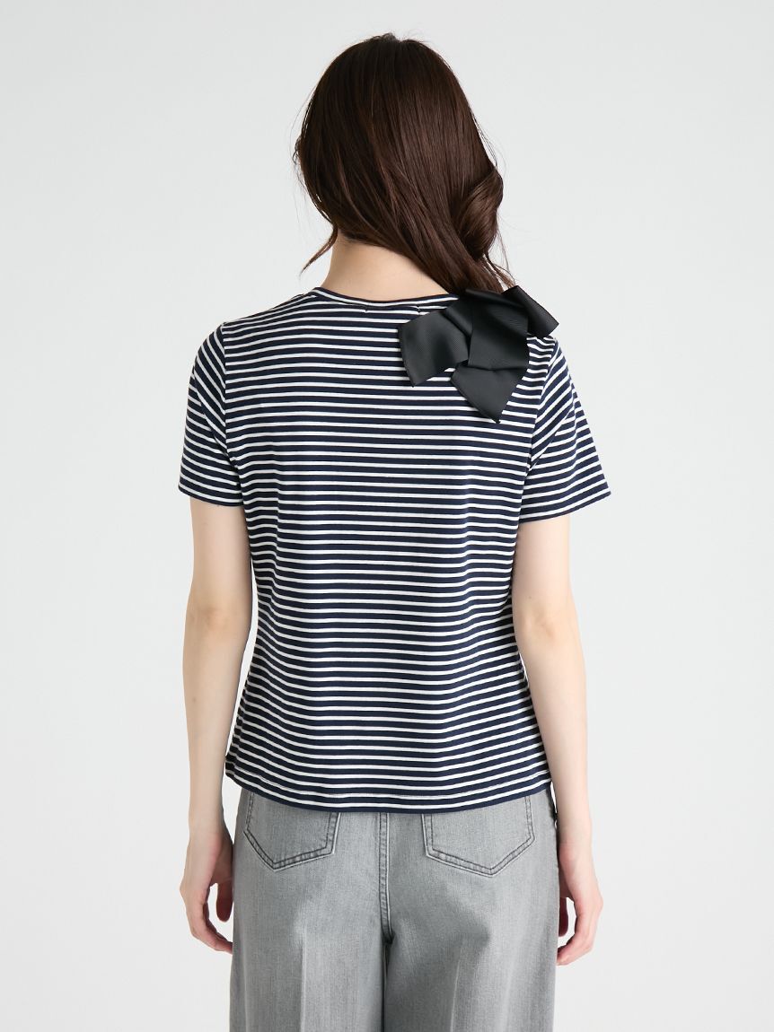 CELFORD「アシメリボンTシャツ」|Tシャツ・カットソー|
