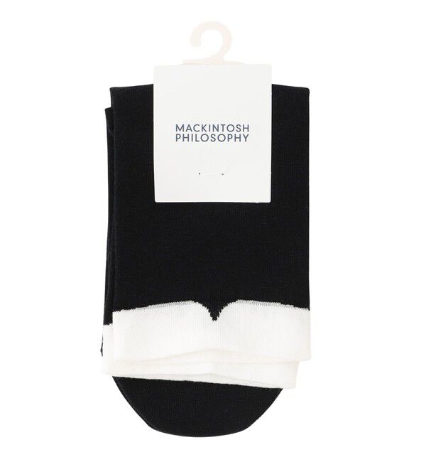 MACKINTOSH PHILOSOPHY「Cleric Collar ソックス」|ソックス|ブラック