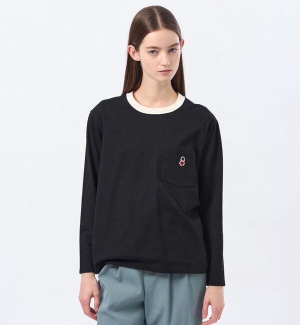 MACKINTOSH PHILOSOPHY「バッキンガムベア リンガーロンT」|Tシャツ・カットソー|ブラック