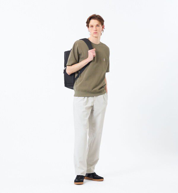 MACKINTOSH PHILOSOPHY「BUCKINGHAM BEAR スウェットTシャツ ミリタリーワッフル」|Tシャツ・カットソー|