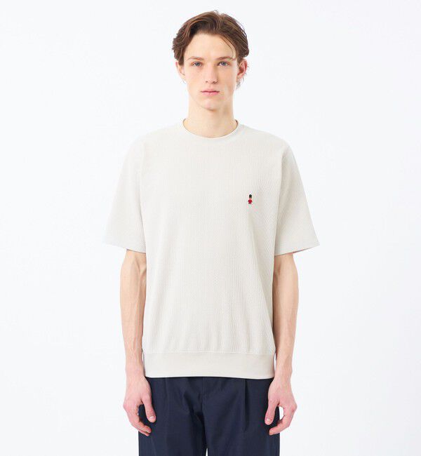 MACKINTOSH PHILOSOPHY「BUCKINGHAM BEAR スウェットTシャツ ミリタリーワッフル」|Tシャツ・カットソー|