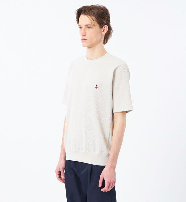 MACKINTOSH PHILOSOPHY「BUCKINGHAM BEAR スウェットTシャツ ミリタリーワッフル」|Tシャツ・カットソー|
