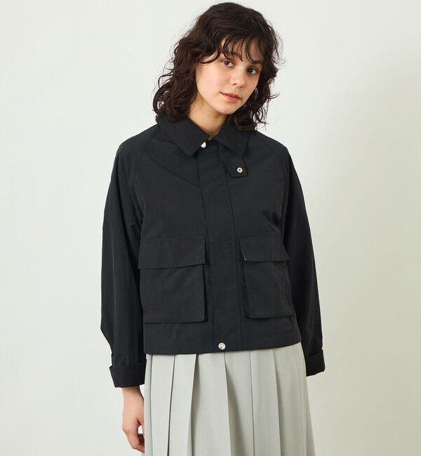 MACKINTOSH PHILOSOPHY「GREY LABEL【SOMERFORD SHORT(サマーフォード ショート)】ライトタフタ製」|ブルゾン・スタジャン|ブラック