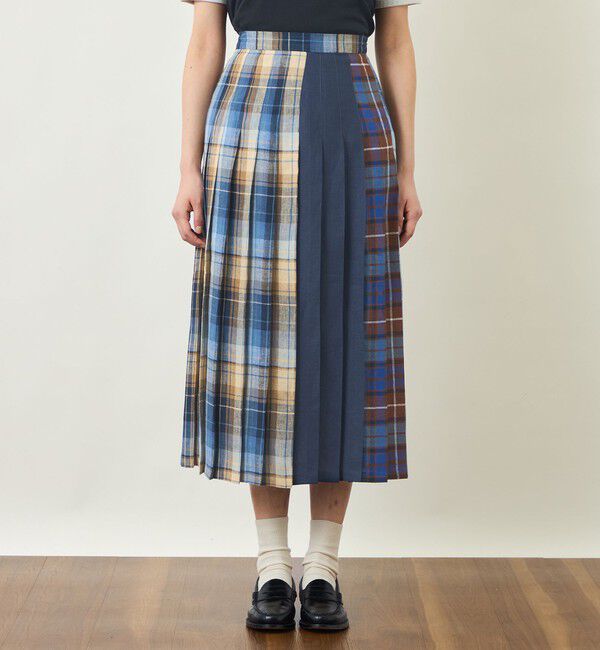 MACKINTOSH PHILOSOPHY「GREY LABEL O'NEIL OF DUBLIN リネンプリーツスカート」|スカート|