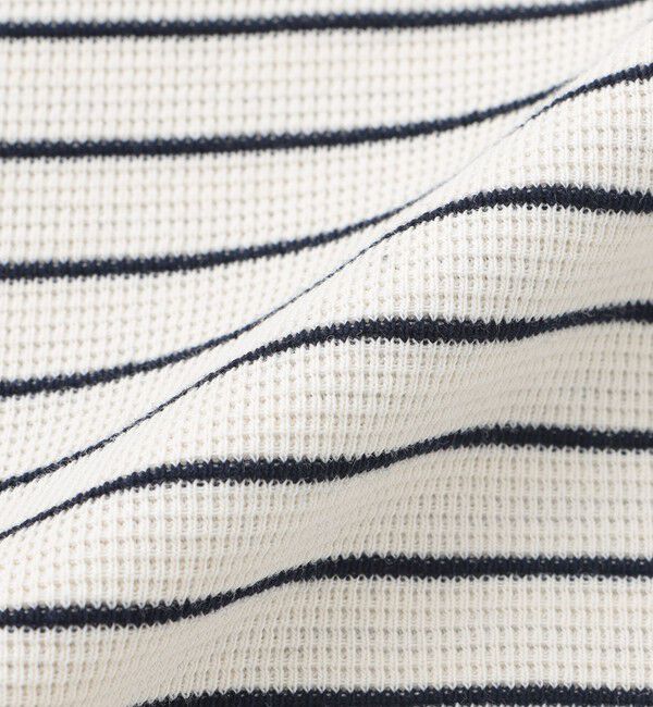 MACKINTOSH PHILOSOPHY「BUCKINGHAM BEAR ヘンリーネックTシャツ サーフニットボーダー」|Tシャツ・カットソー|
