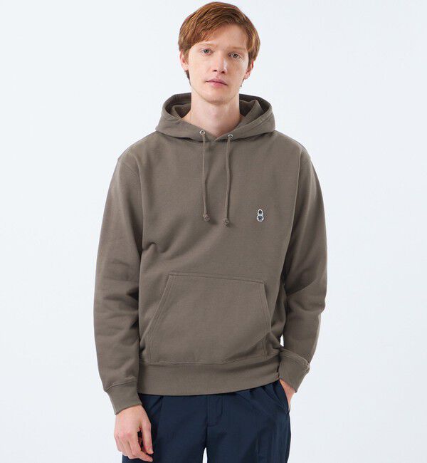 MACKINTOSH PHILOSOPHY「【WEB&一部店舗限定】BUCKINGHAM BEAR フーデッドパーカ 10オンス裏パイル」|Tシャツ・カットソー|チャコールグレー