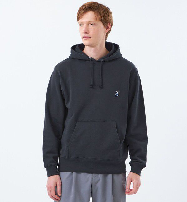 MACKINTOSH PHILOSOPHY「【WEB&一部店舗限定】BUCKINGHAM BEAR フーデッドパーカ 10オンス裏パイル」|Tシャツ・カットソー|ネイビー