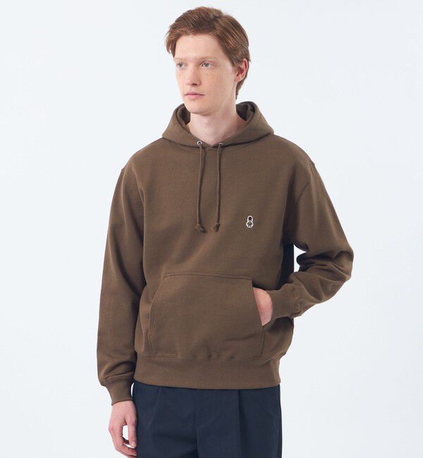MACKINTOSH PHILOSOPHY「【WEB&一部店舗限定】BUCKINGHAM BEAR フーデッドパーカ 10オンス裏パイル」|Tシャツ・カットソー|ブラウン