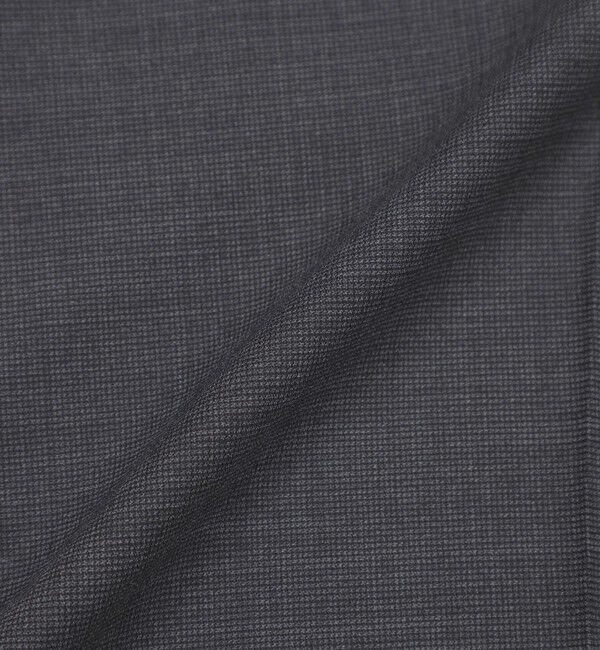 MACKINTOSH PHILOSOPHY「【WEB&一部店舗限定】トロッター テーパードトラウザーズ ウール混マイクロ千鳥」|スラックス|