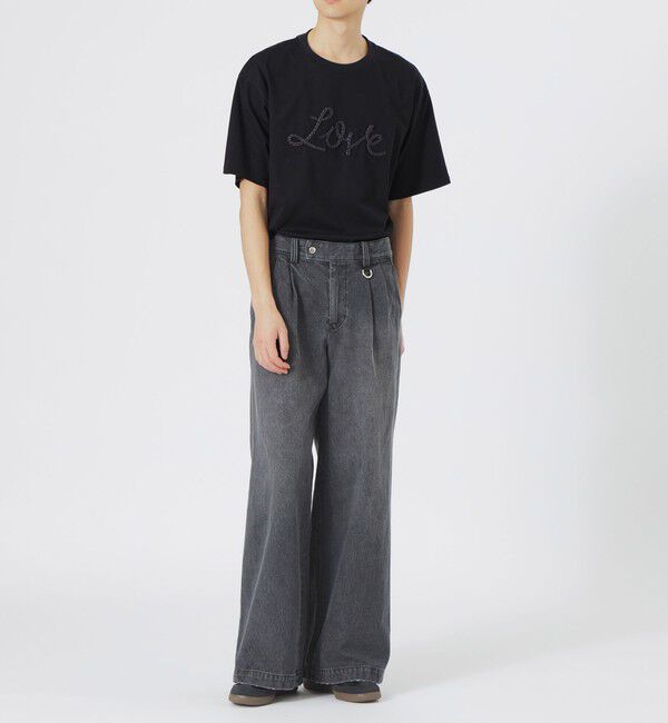  「LOVEコード刺繍Tシャツ」|Tシャツ・カットソー|