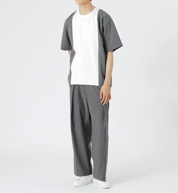  「ストライプブロッキングTシャツ」|Tシャツ・カットソー|