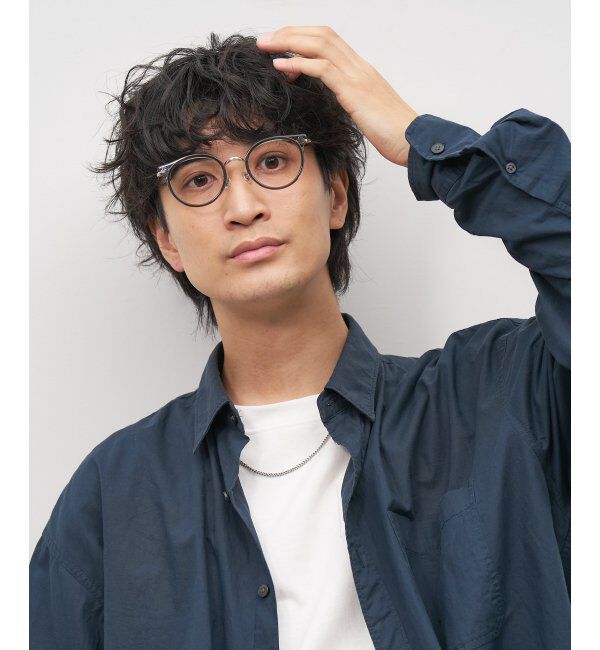  「ボストン型 メガネ｜伊達メガネ｜ビジネス｜Zoff｜FLIPUP(跳ね上げ式) レンズ交換券付」|メガネ|