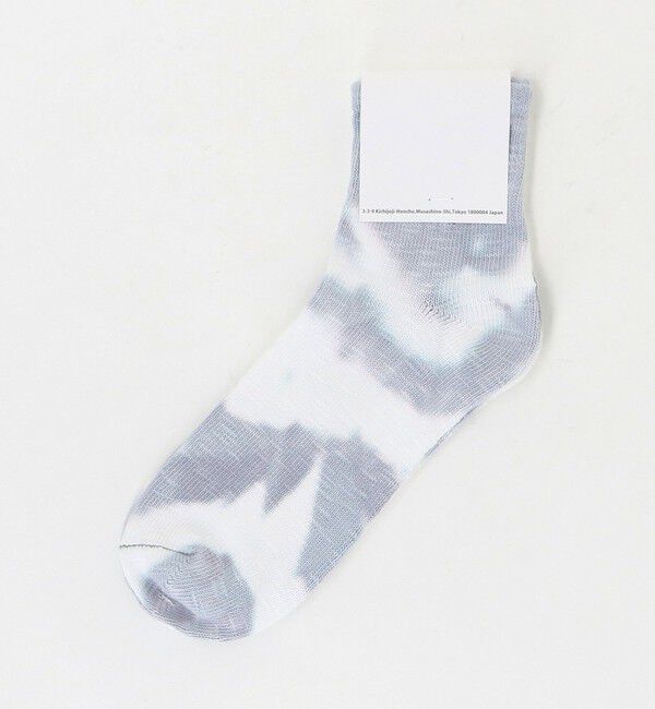 UNITED ARROWS「＜ORIGINAL Charcoal＞SLUB MIX SOCKS f/タイダイ ソックス」|ソックス|