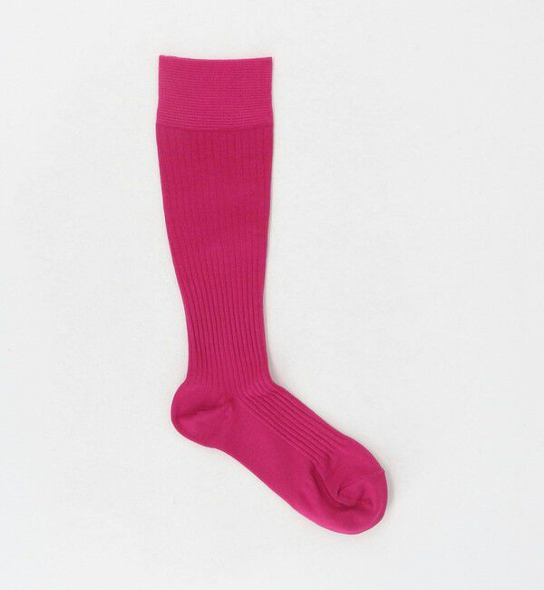 UNITED ARROWS green label relaxing「＜MAEE＞コンプレッションソックス（コットンリブ）/ 着圧ソックス / 靴下」|ソックス|PINK