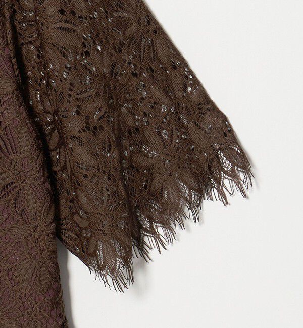 UNITED ARROWS green label relaxing「レース 5分袖 ブラウス」|シャツ・ブラウス|