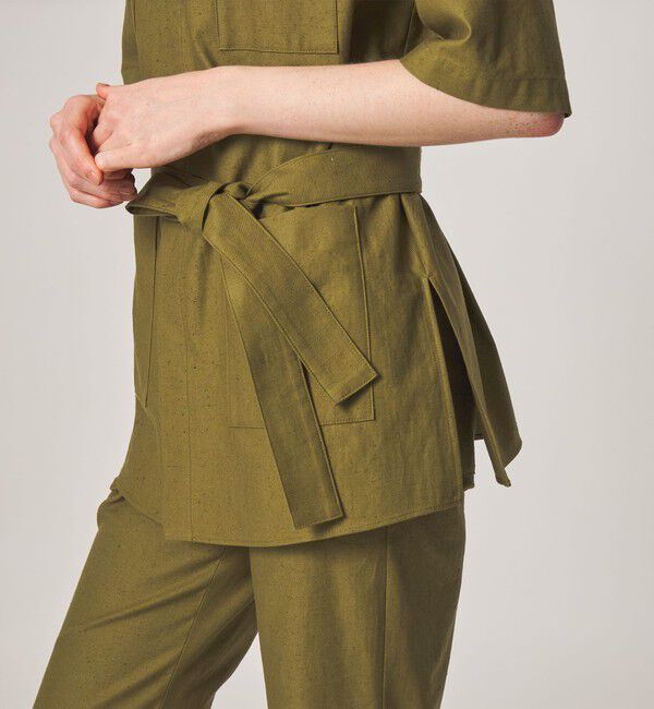 STEVEN ALAN「＜Steven Alan＞コットン サファリ シャツ」|シャツ・ブラウス|