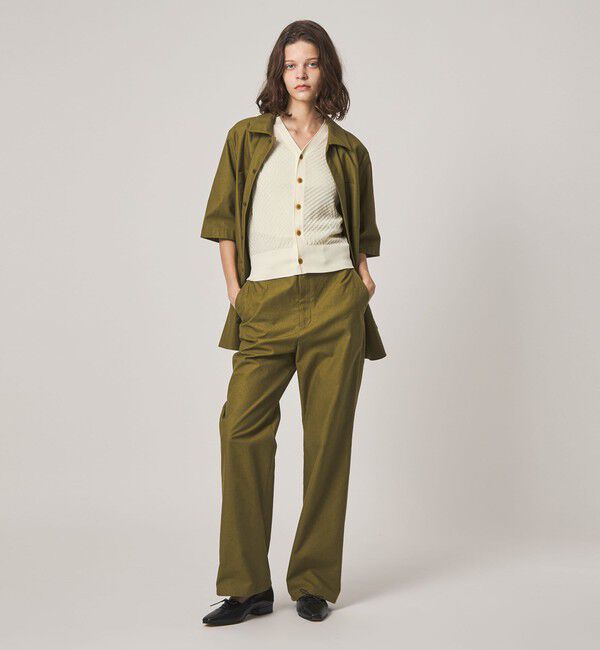 STEVEN ALAN「＜Steven Alan＞コットン サファリ シャツ」|シャツ・ブラウス|