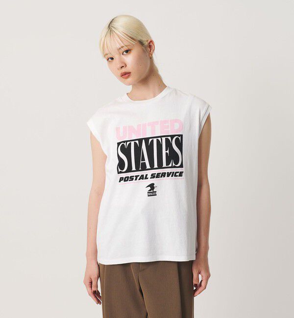BEAUTY&YOUTH UNITED ARROWS「【別注】＜GOOD ROCK SPEED＞USPS ノースリーブTシャツ」|Tシャツ・カットソー|WHITE