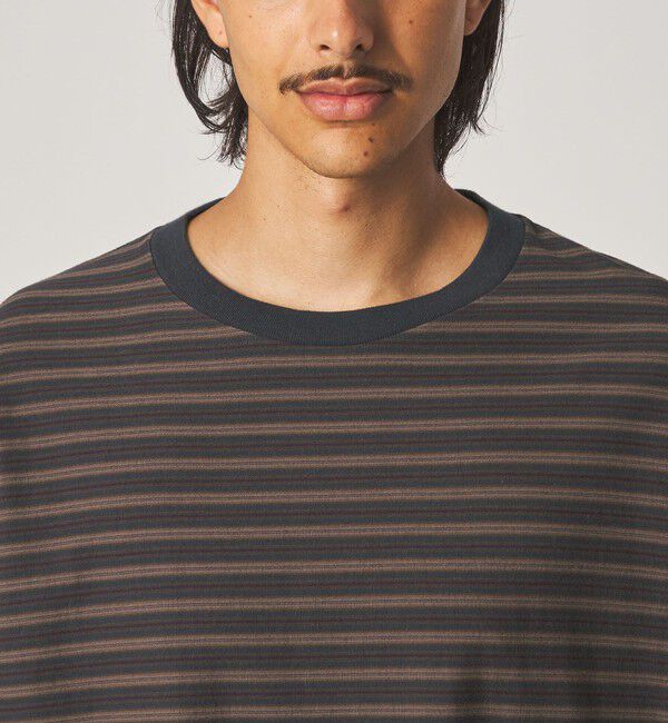 STEVEN ALAN「＜Steven Alan＞ オーガニックコットン ボーダー カットソー」|Tシャツ・カットソー|